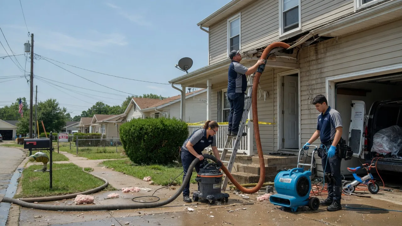Water Damage Restoration in Houston, OH near me